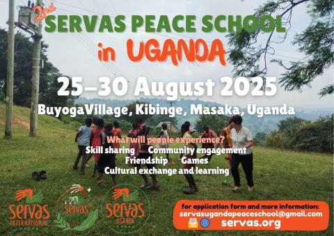 Peace School Uganda poster 2025