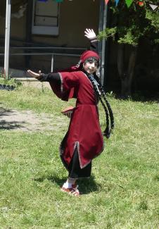 Georgian girl dancing 